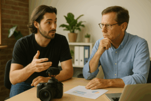 Tournage vidéo pour PME locale avec Émotion Vidéo